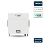 Batteria di Accumulo Rack LV 9.6kWh LFP 48V 200Ah 100A Nera CEI 0-21