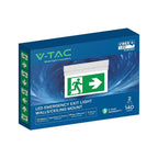 V-TAC PRO LAMPADA LED DI EMERGENZA CHIP CREE 2W PLAFONE/MURO SA E SE 3H 6000K IP20