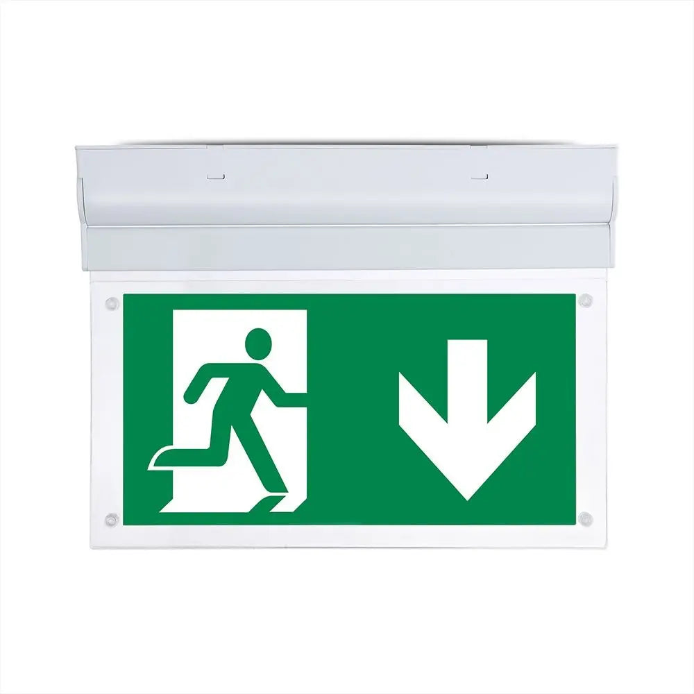 V-TAC PRO LAMPADA LED DI EMERGENZA CHIP CREE 2W PLAFONE/MURO SA E SE 3H 6000K IP20