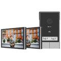 FAMILY KIT - VIDEOCITOFONO BIFAMILIARE - 2 SCHERMI TOUCH 7""