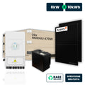 ITALIA KIT FOTOVOLTAICO MONOFASE DEYE 8KW+10KWH LFP CON 22 PANNELLI AIKO 470W (10.34KW)