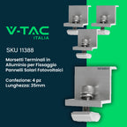 Italia Kit Struttura per  Pannelli da 30mm su Tetto con Tegole