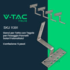 Italia Kit Struttura per  Pannelli da 30mm su Tetto con Tegole