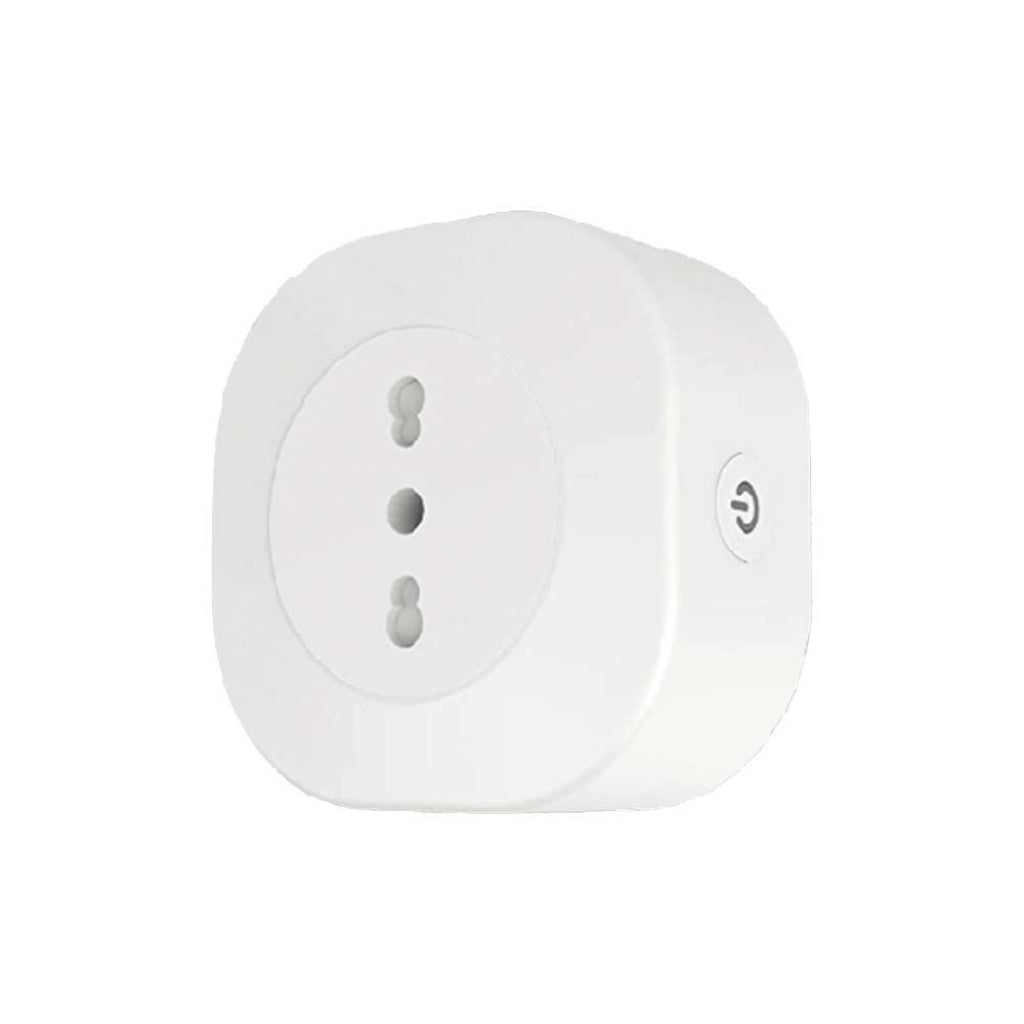 V-TAC Presa Smart Singola per Schuko Bianco Compatibile con Google Home e Amazon