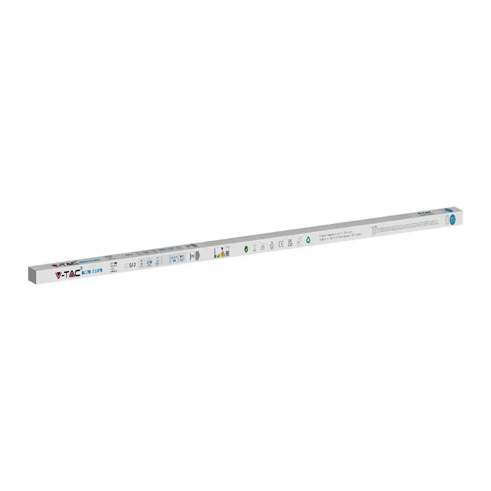 V-TAC Tubo LED T8 20W G13 150cm in Nanoplastica Non Rotabile