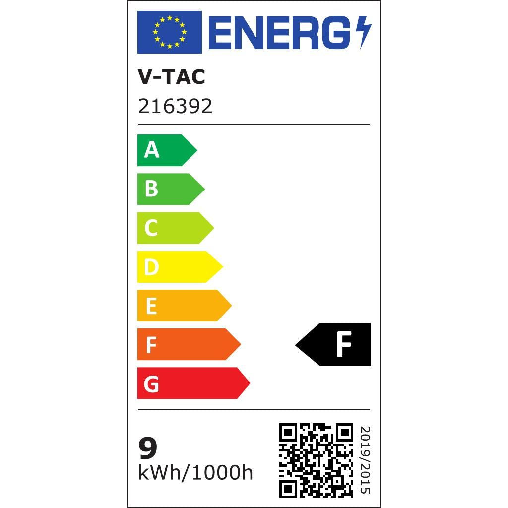 V-TAC Tubo LED T8 9W G13 60cm in Nanoplastica Non Ruotabile