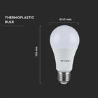V-TAC box 10 pezzi  Lampadina LED E27 8,5W A60