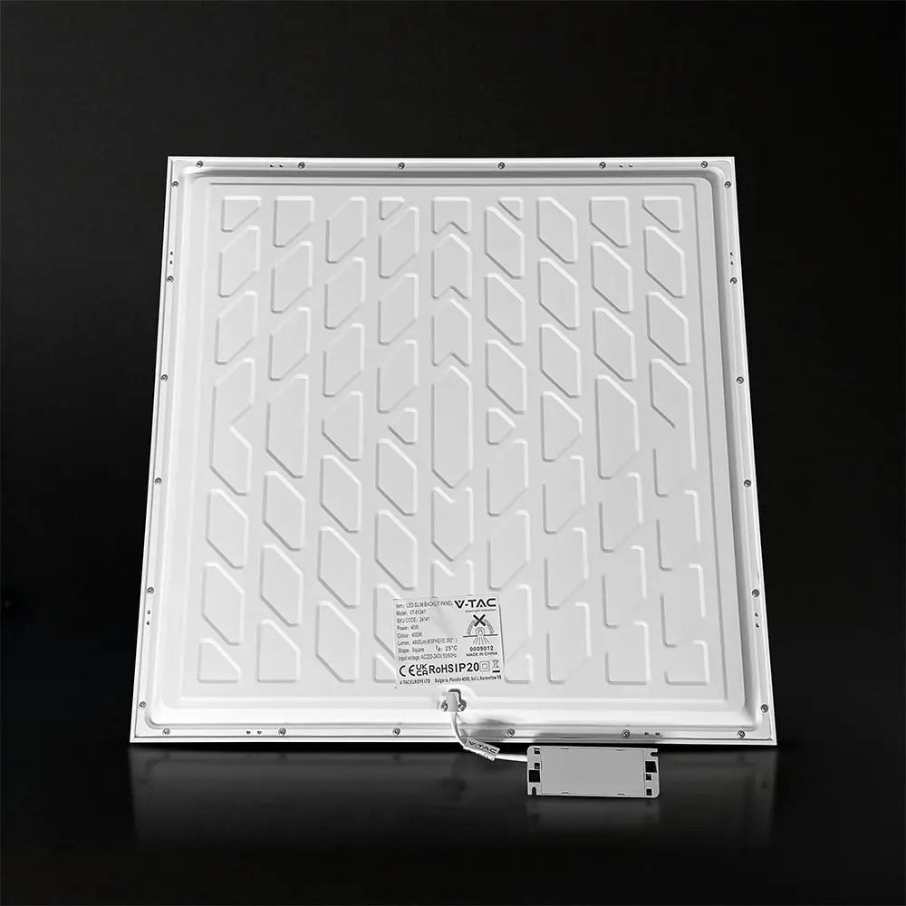 V-TAC Pannello LED 40W 120LM/W Incasso Driver Esterno 600x600mm