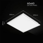 iV-TAC Pannello 60x60  LED 40W CCT luce SELEZIONABILE  FREDDA,CALDA E NATURALE