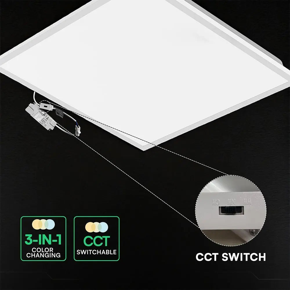 iV-TAC Pannello 60x60  LED 40W CCT luce SELEZIONABILE  FREDDA,CALDA E NATURALE