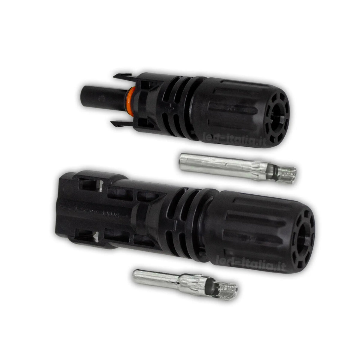 V-TAC Coppia Connettori MC4 per Cavi Solari (Maschio e Femmina)