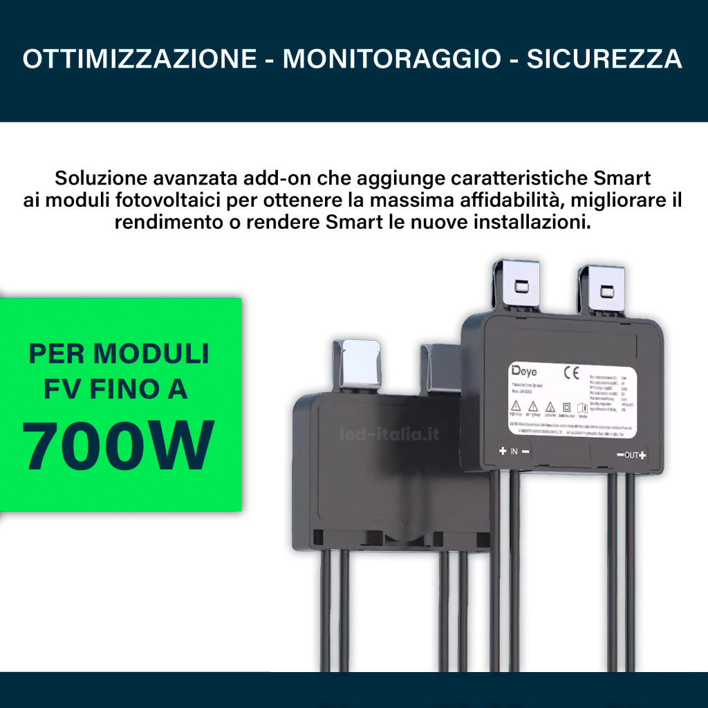 Deye Ottimizzatore di Potenza Deye per Moduli Fotovoltaici 700W 80V 15A IP67