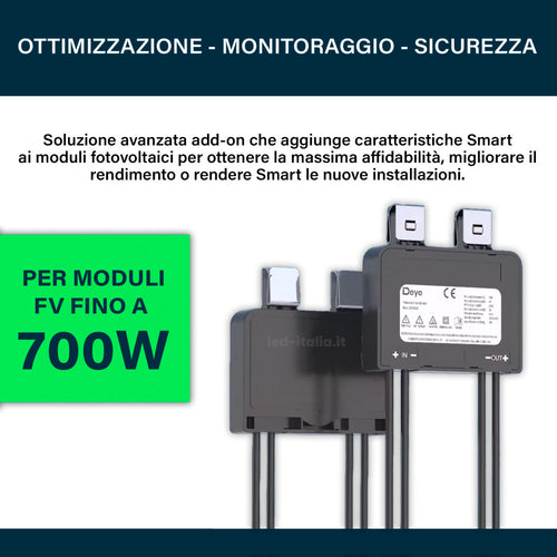 Deye Ottimizzatore di Potenza Deye per Moduli Fotovoltaici 700W 80V 15A IP67