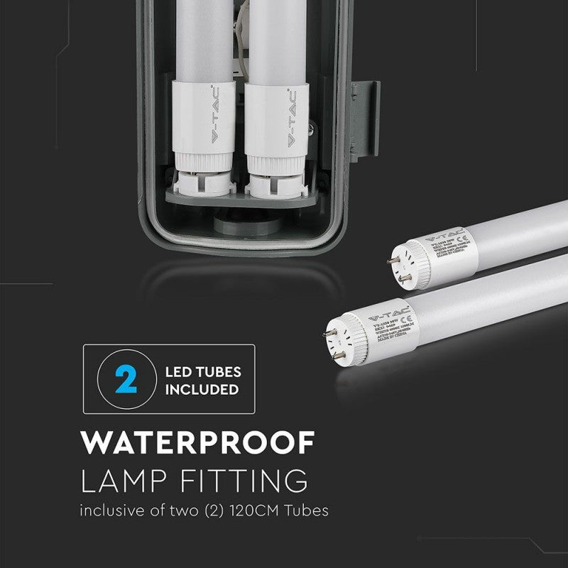 V-TAC Plafoniera LED Doppia Impermeabile  IP65