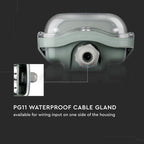 V-TAC Plafoniera LED Doppia Impermeabile  IP65