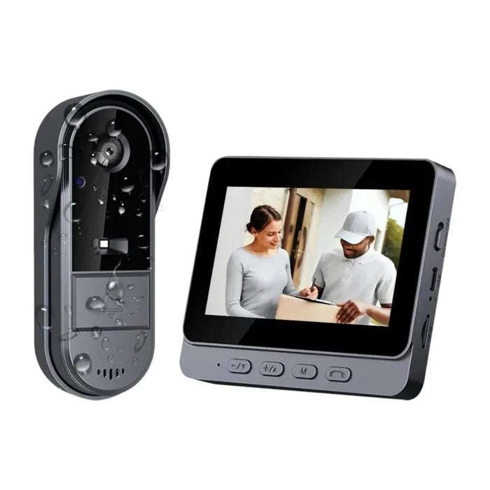 Videocitofono wireless professionale con monitor interno da 4,3